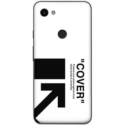 Black and White Arrows Google Pixel 3a XL Skin